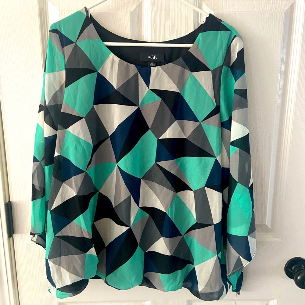 Women’s AGB XL blouse NWT